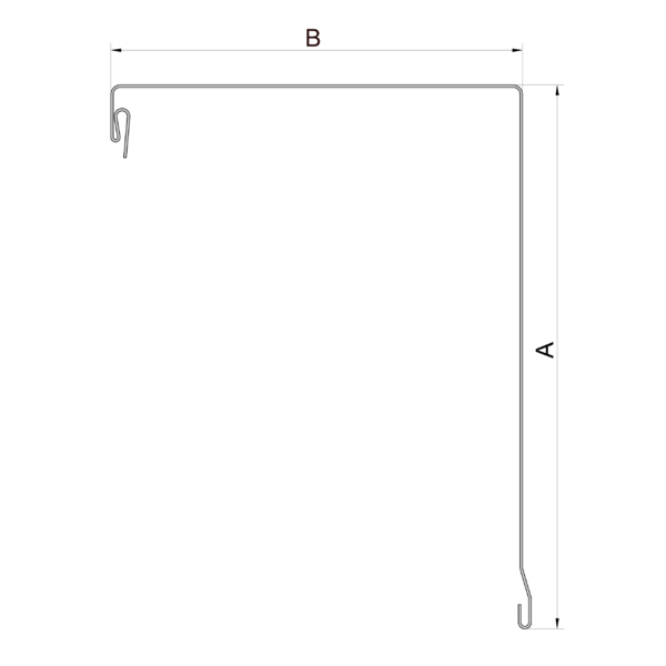 Inbouwkast voor screens - bovenkant